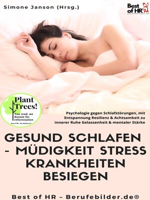 cover image of Gesund Schlafen--Müdigkeit Stress Krankheiten besiegen